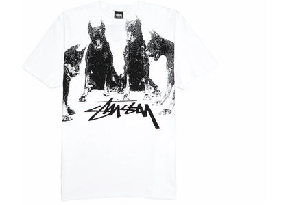 Stussy Doberman Tee White - product view 2