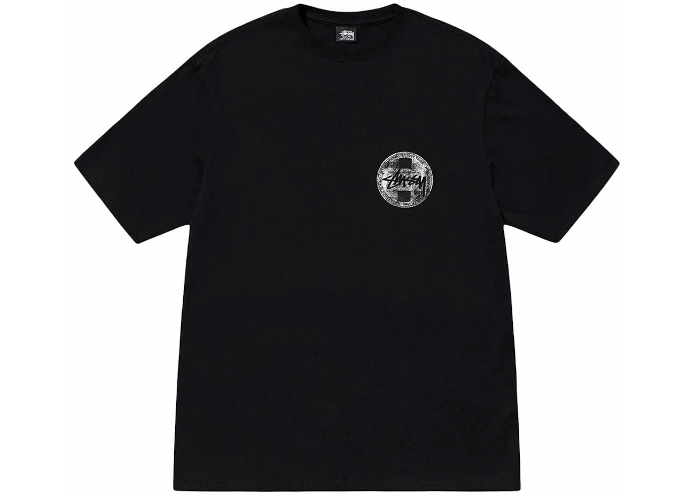 Stussy Dot Stamp Tee Black - vue secondaire B