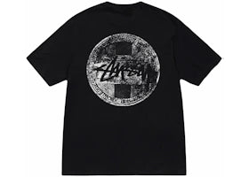 Stussy Dot Stamp Tee Black - vue 360