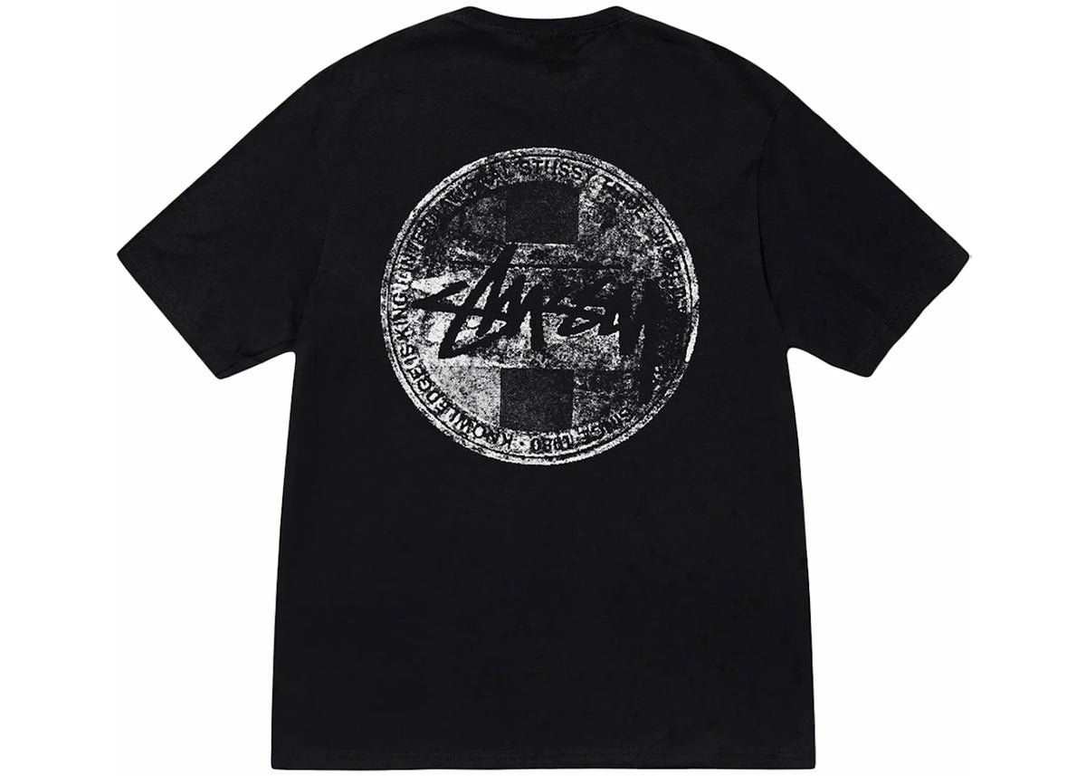 Stussy Dot Stamp Tee Black - vue secondaire A