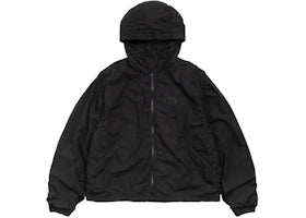 Stussy Double Cotton Hooded Jacket Black