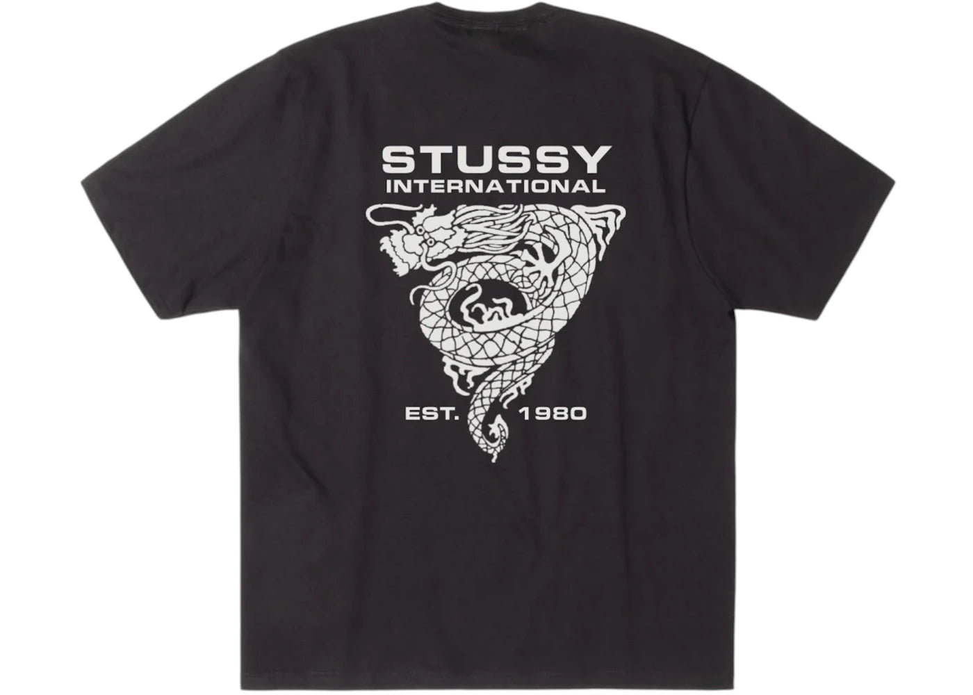 Stussy Dragon Tee Black - vue secondaire B