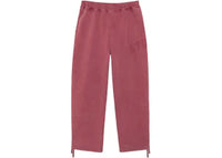 Stussy Faded Graphic Fleece Pant Burgundy