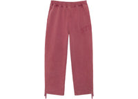 Stussy Faded Graphic Fleece Pant Burgundy