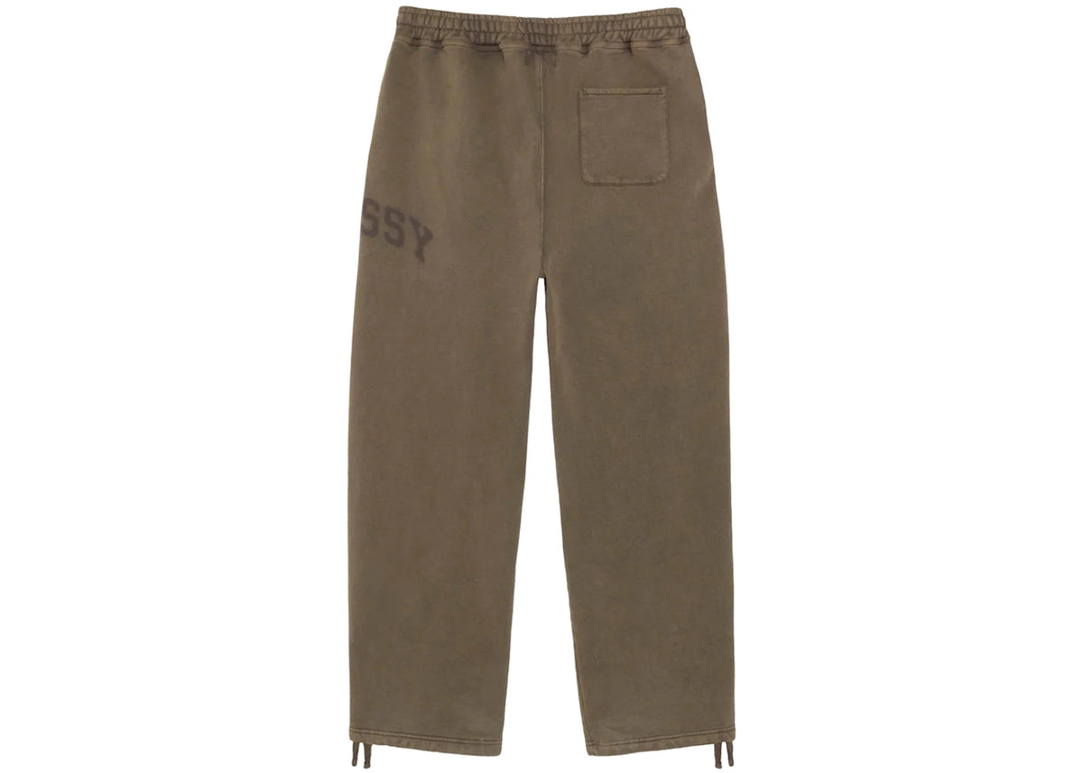 Stussy Faded Graphic Fleece Pant Olive - vue secondaire B