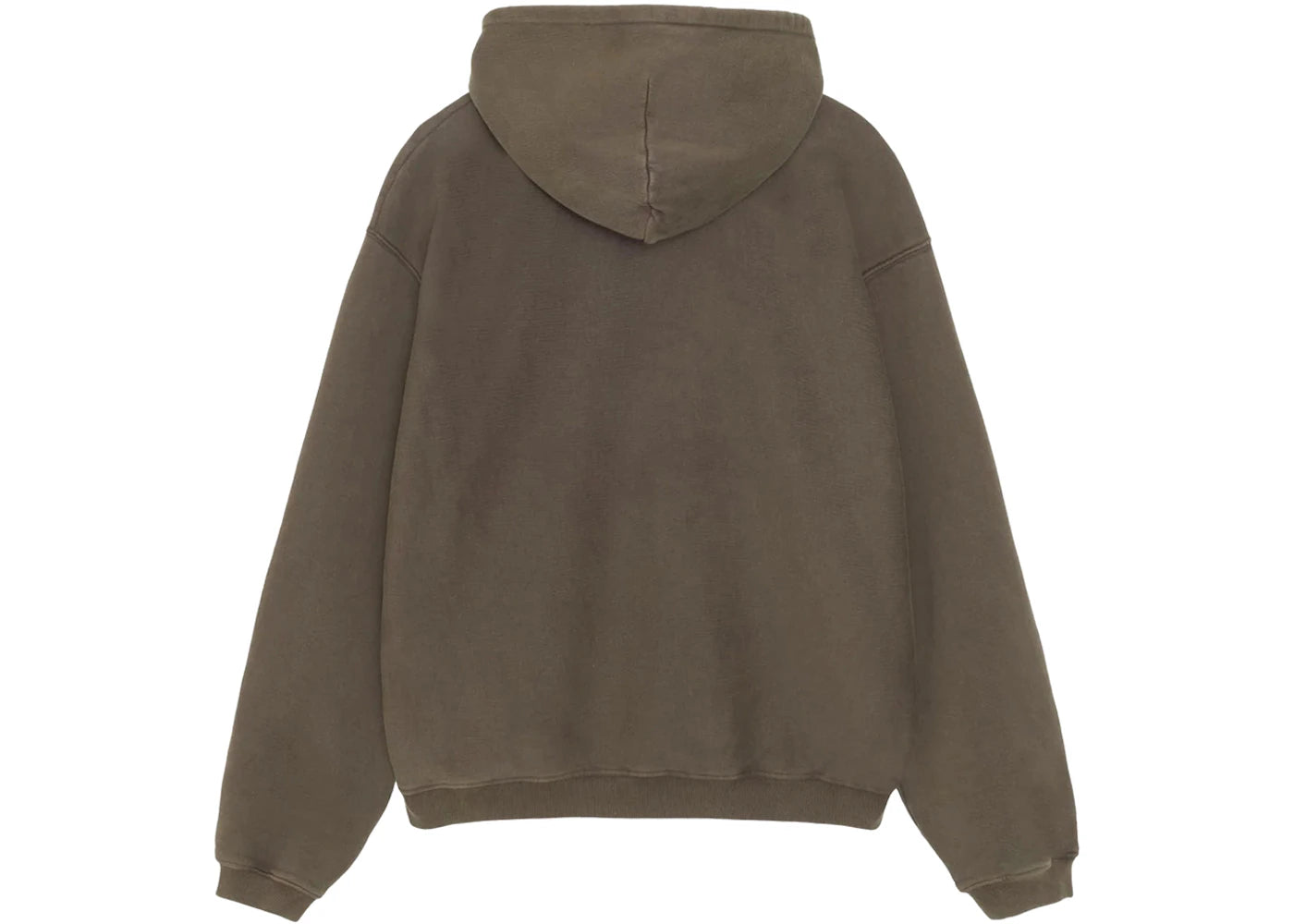Stussy Faded Graphic Zip Hoodie Olive - vue secondaire A