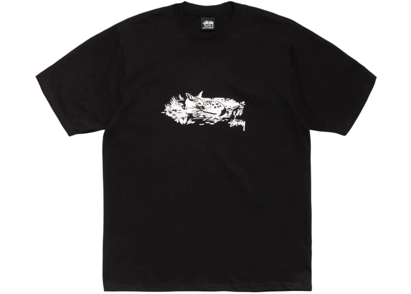 Stussy Fawn Tee Black - vue secondaire A