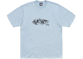 Stussy Fawn Tee Slate - vue 360