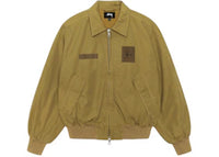 Stussy Flight Bomber Jacket Golden Olive
