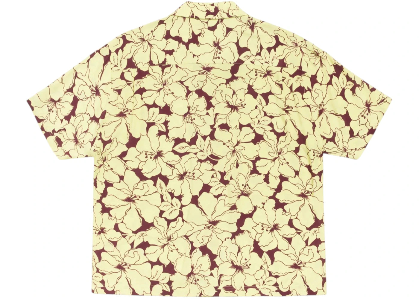 Stussy Floral Hawaiian Shirt Lime - vue secondaire A