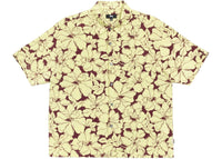 Stussy Floral Hawaiian Shirt Lime
