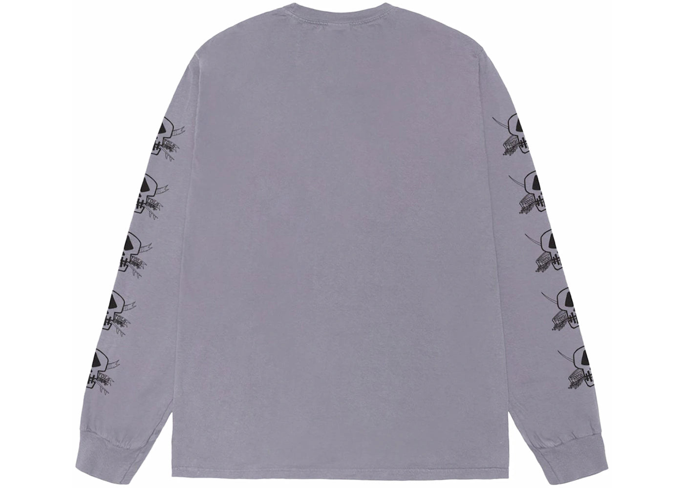 Stussy Foils L/S Pigment Dyed Tee Shark - vue secondaire B