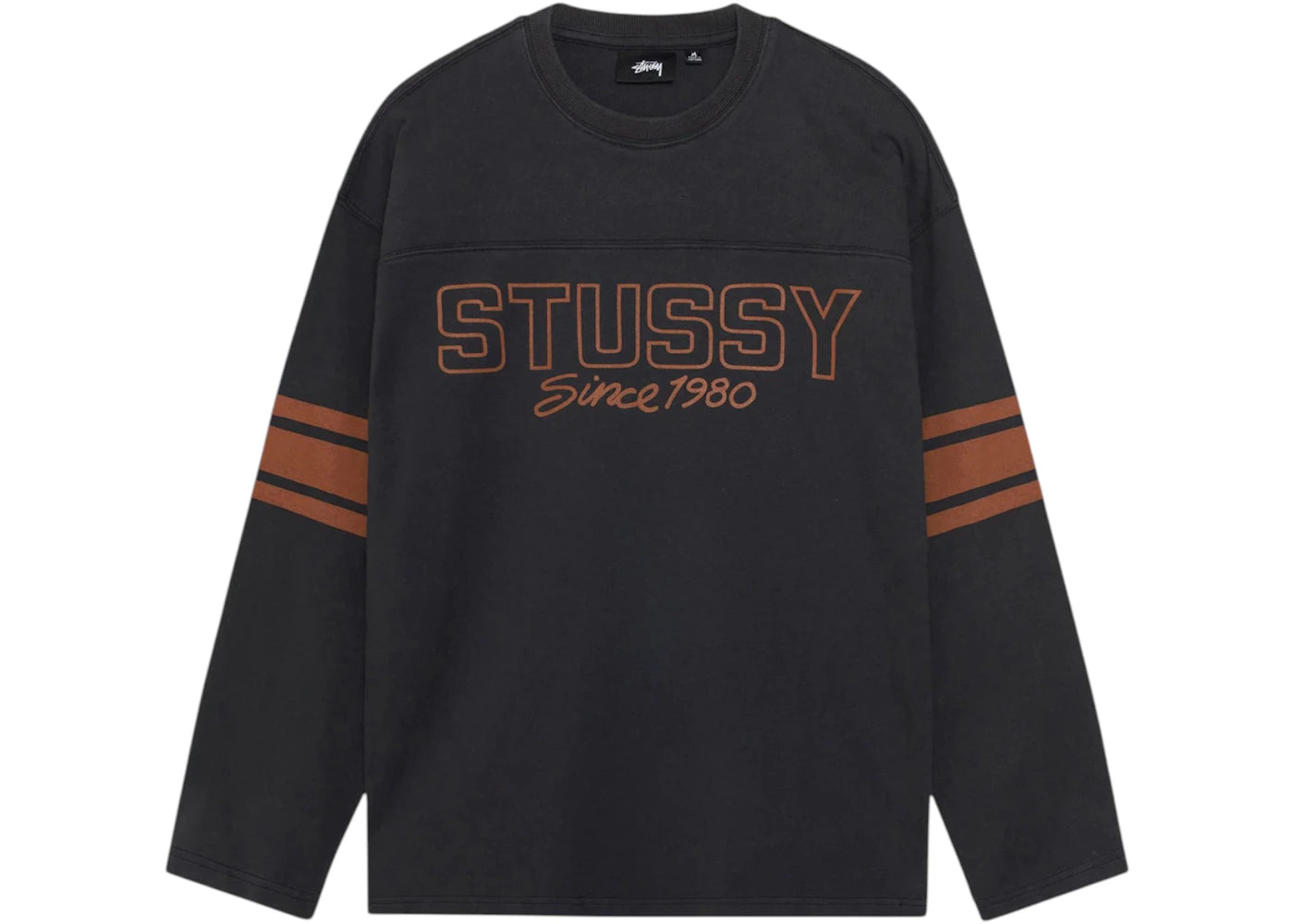 Stussy Football Crew Black - vue secondaire A