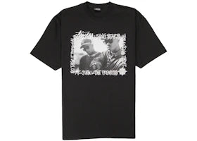 Stussy Gang Starr Take It Personal Tee Black - vue 360