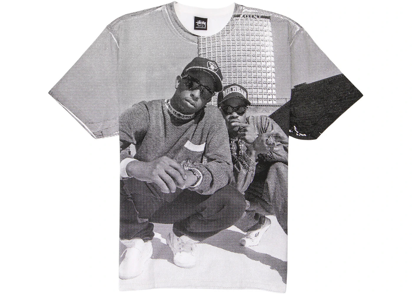 Stussy Gang Starr Tee Multicolor/White - vue secondaire A