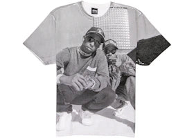 Stussy Gang Starr Tee Multicolor/White - vue 360