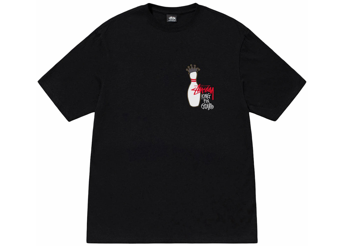 Stussy Kingpin Tee Black - vue secondaire B