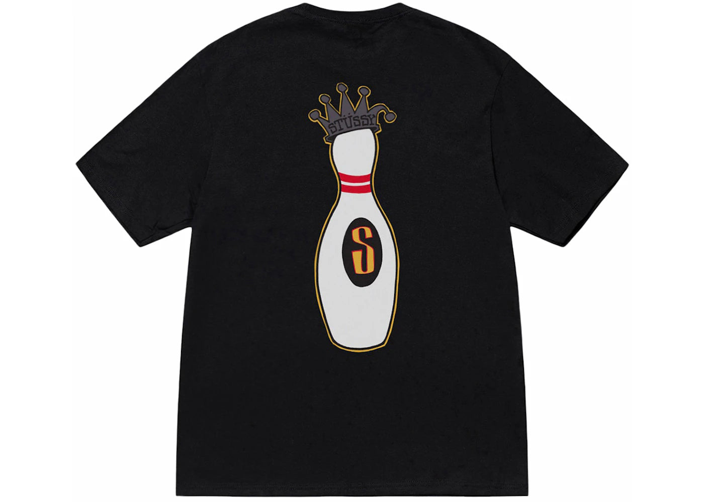 Stussy Kingpin Tee Black - vue secondaire A