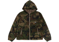 Stussy Layered Mesh Hooded Jacket Woodland Camo