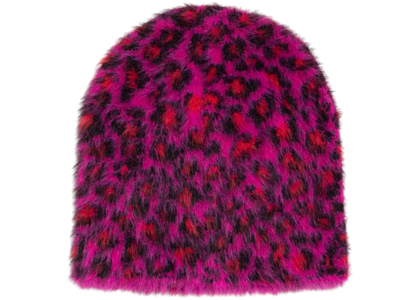 Stussy Leopard Skullcap Beanie Pink - vue secondaire B