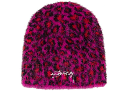 Stussy Leopard Skullcap Beanie Pink - product view 2