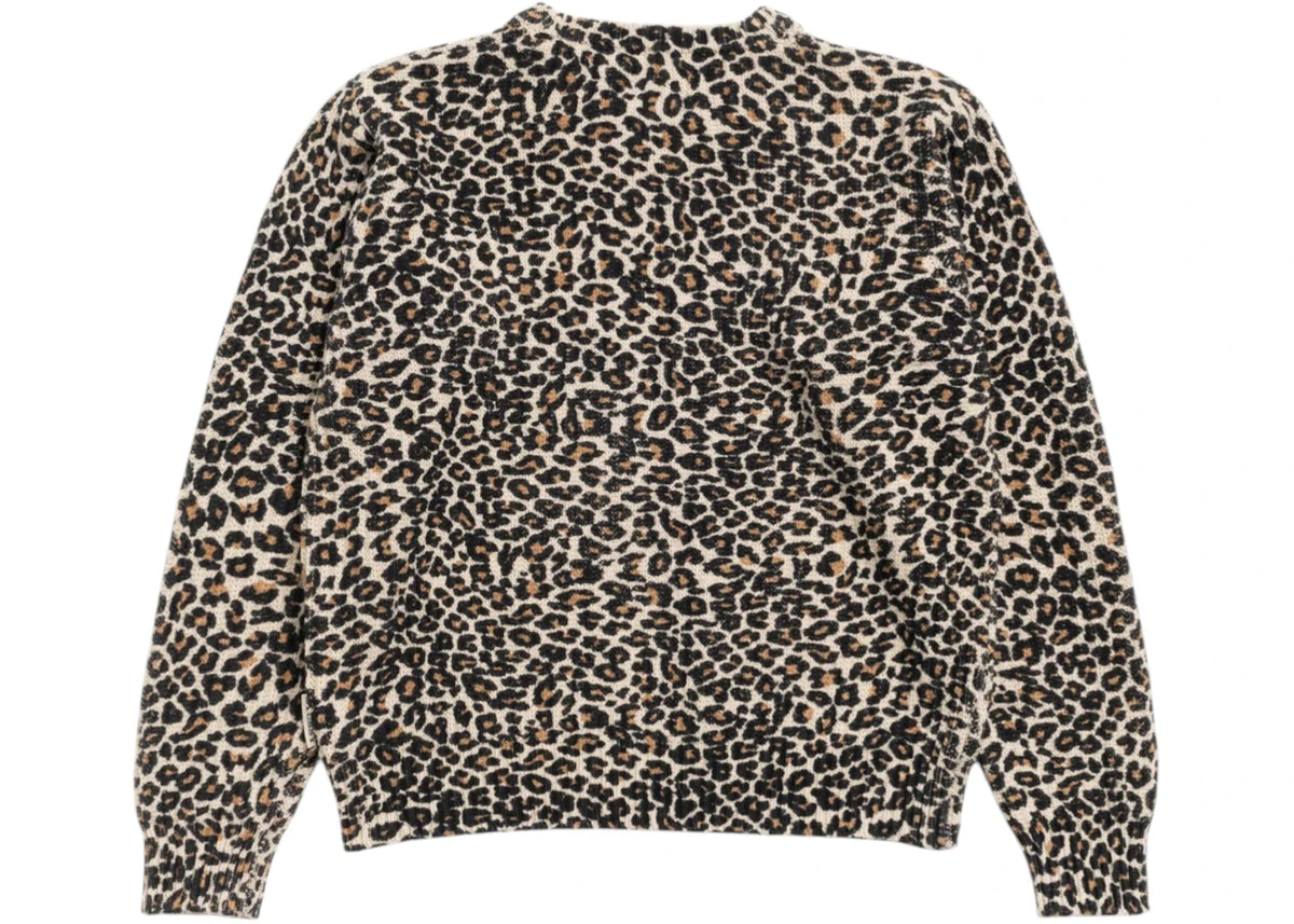Stussy Leopard Sweater Leopard - vue secondaire B