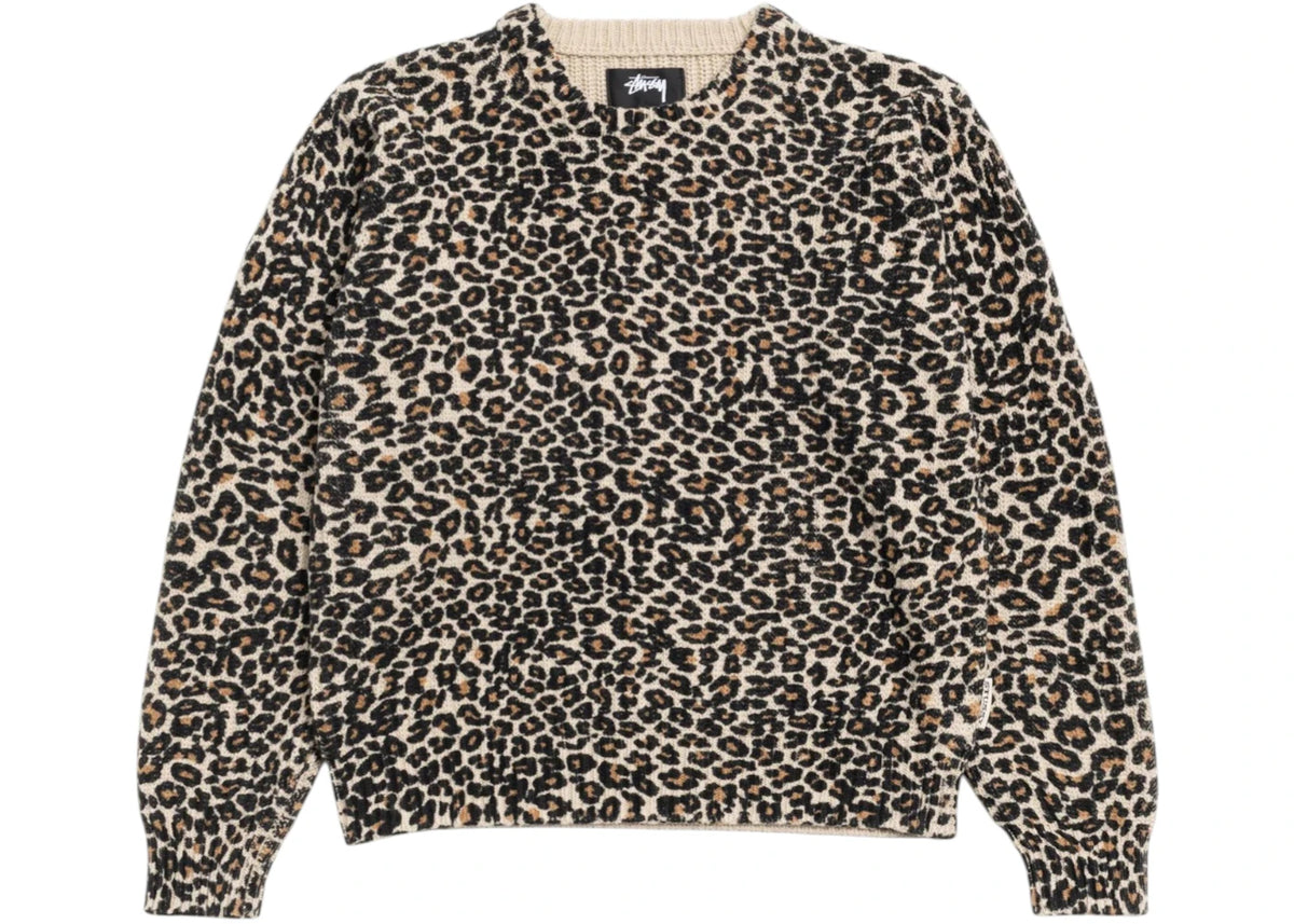 Stussy Leopard Sweater Leopard - vue secondaire A