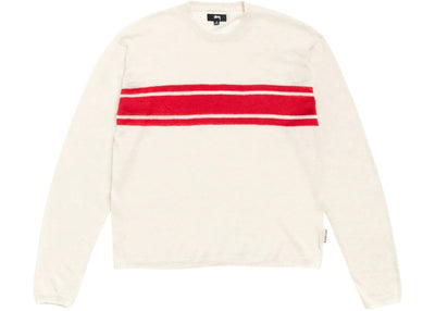 Stussy Lightweight Striped Sweater Bone