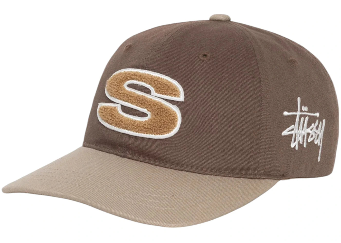 Stussy Low Pro Chenille S Strapback Hat Brown - vue secondaire A