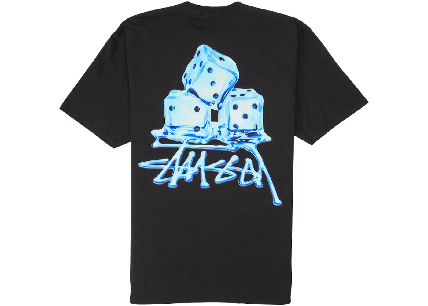 Stussy Melted Tee Black - vue secondaire A