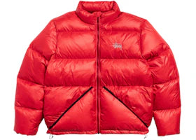 Stussy Micro Ripstop Down Jacket Red