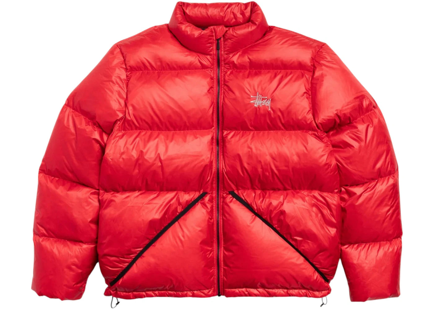 Stussy Micro Ripstop Down Jacket Red - vue secondaire A