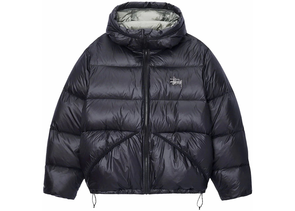 Stussy Micro Ripstop Down Parka Phantom Black - vue secondaire A