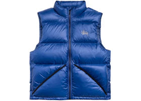 Stussy Micro Ripstop Down Vest Royal - authentic Stussy product