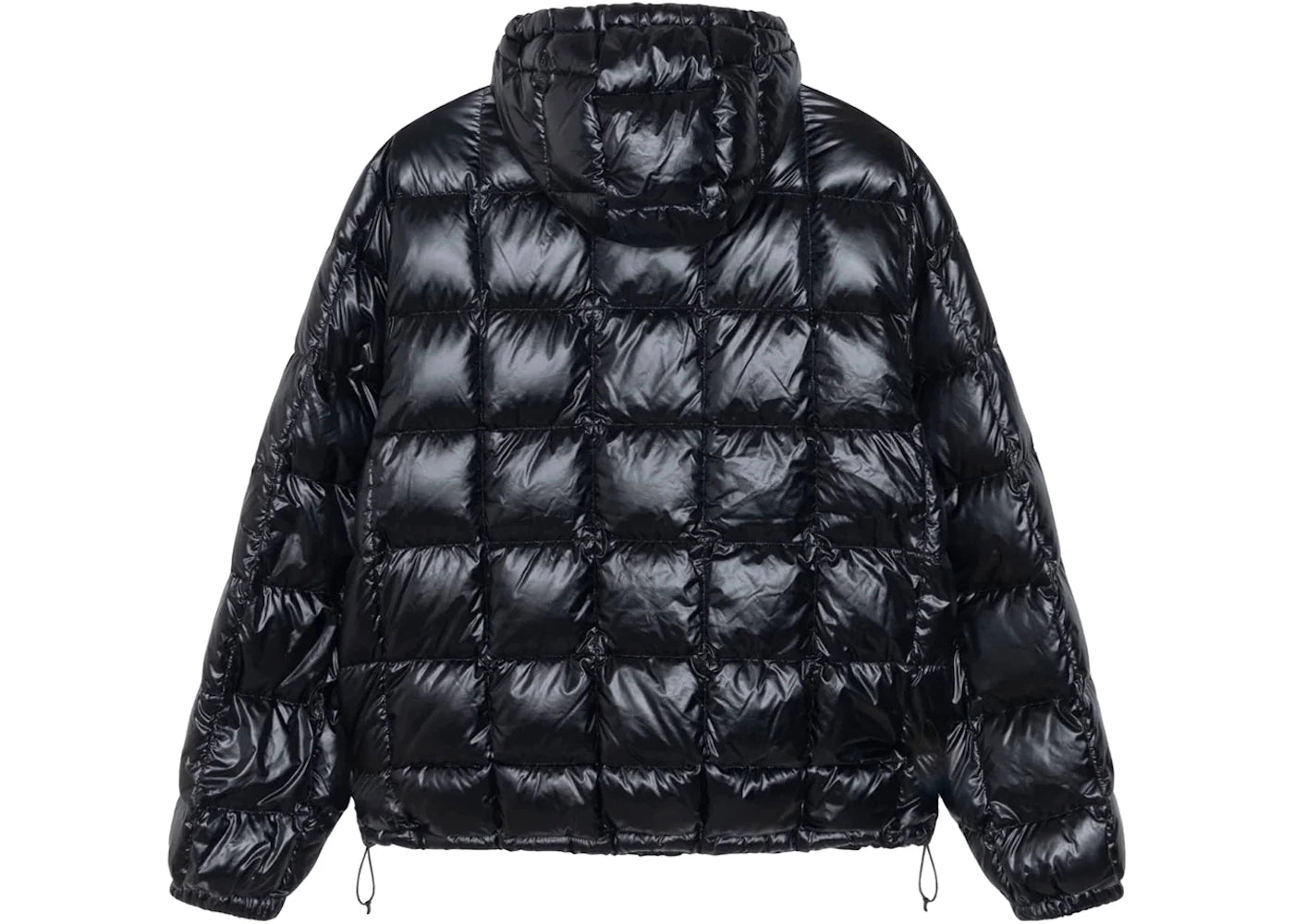 Stussy Midweight Hooded Puffer Black - vue secondaire A