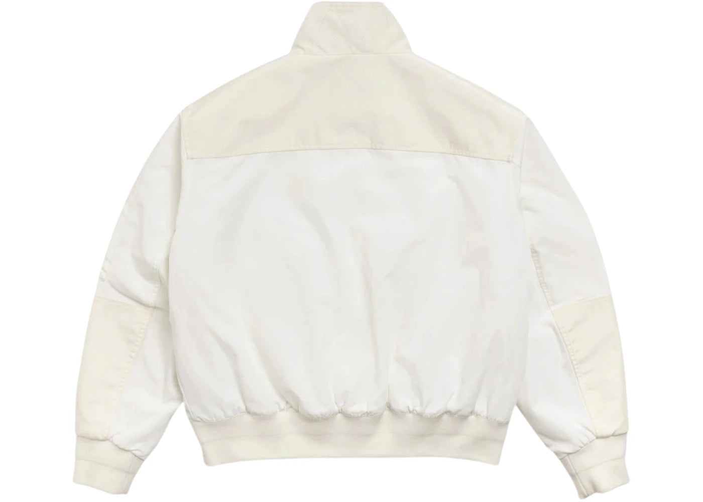 Stussy Mock Neck Flight Bomber Jacket White - vue secondaire B