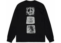 Stussy Mono L/S Tee Black