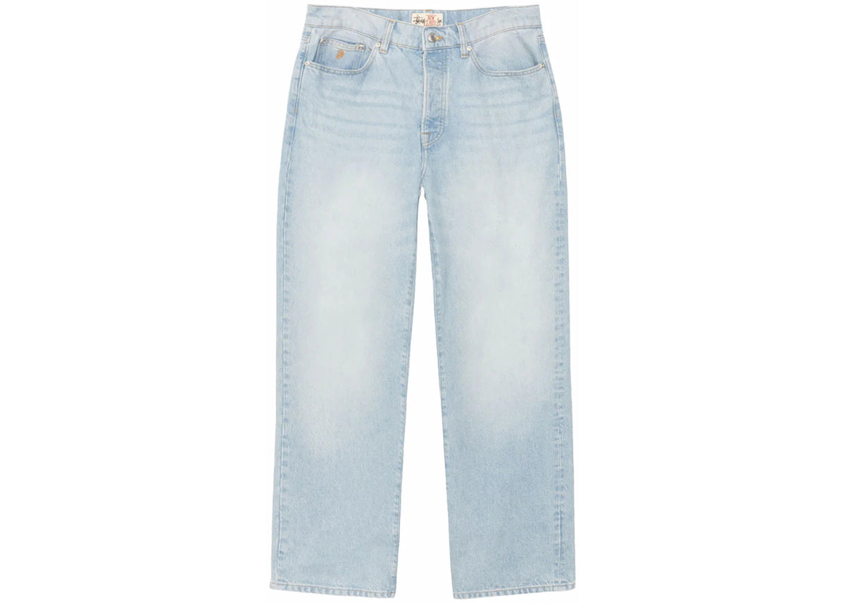 Stussy New Classic Denim Jean Light Wash - vue 360