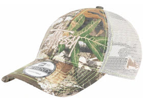 Stussy New Era 9Twenty Basic Trucker Real Tree Edge - vue 360