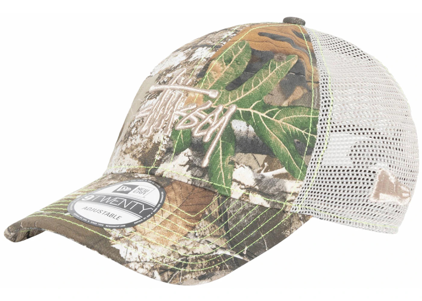 Stussy New Era 9Twenty Basic Trucker Real Tree Edge - vue secondaire A