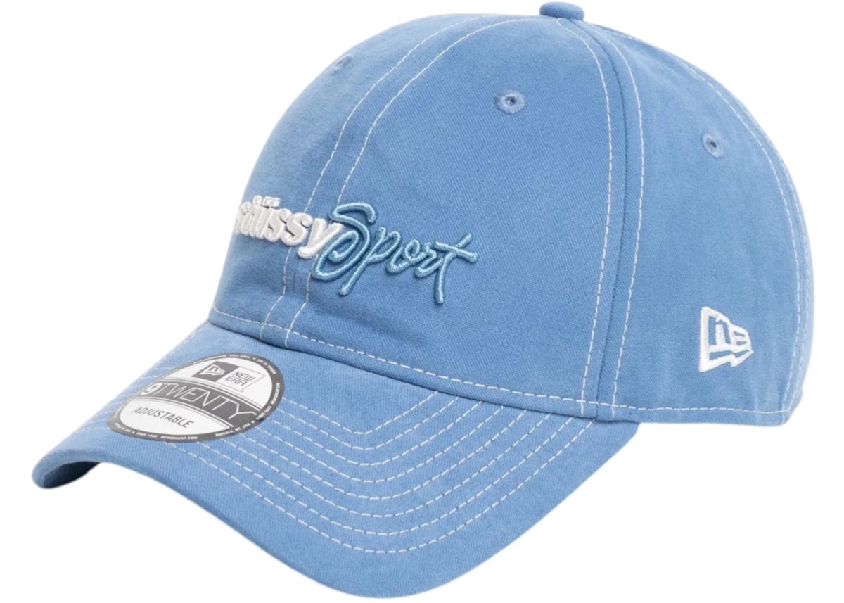 Stussy New Era 9Twenty Sport Strapback Blue - vue secondaire B