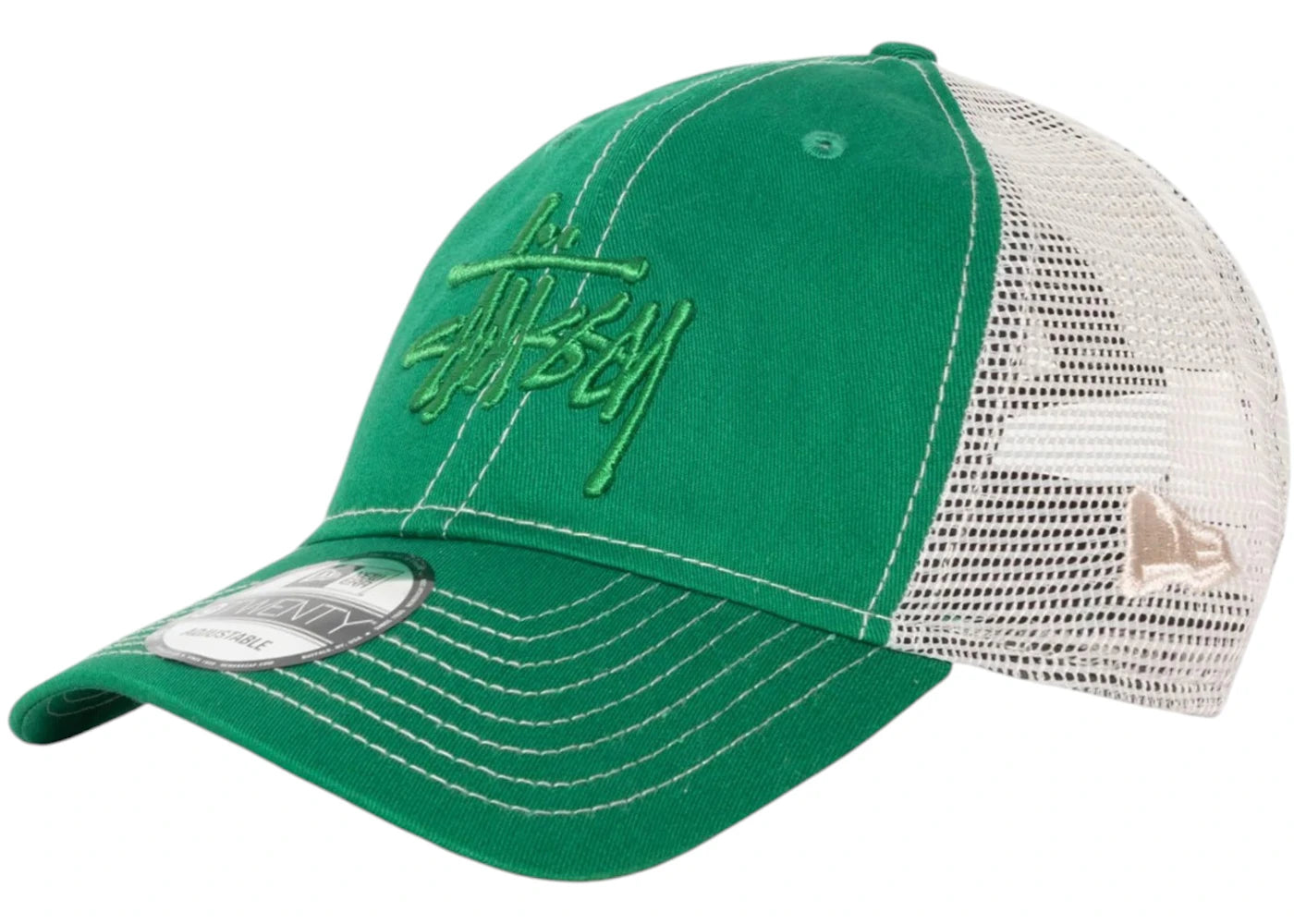 Stussy New Era 9Twenty Tonal Basic Trucker Cap Kelly - vue secondaire B