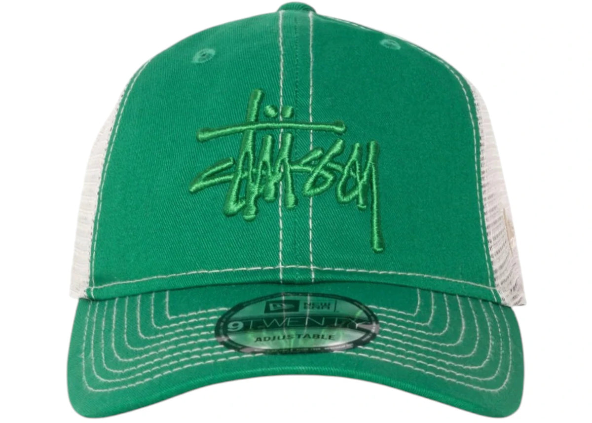 Stussy New Era 9Twenty Tonal Basic Trucker Cap Kelly - vue secondaire A