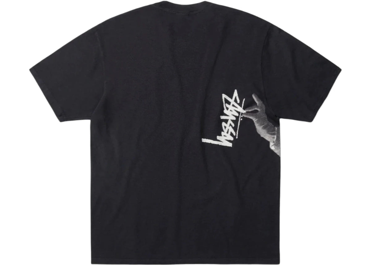 Stussy Paris Tee Faded Black - vue secondaire B