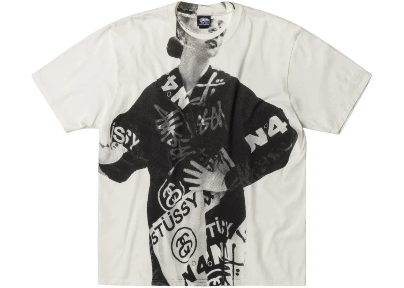 Stussy Paris Tee Natural - vue 360