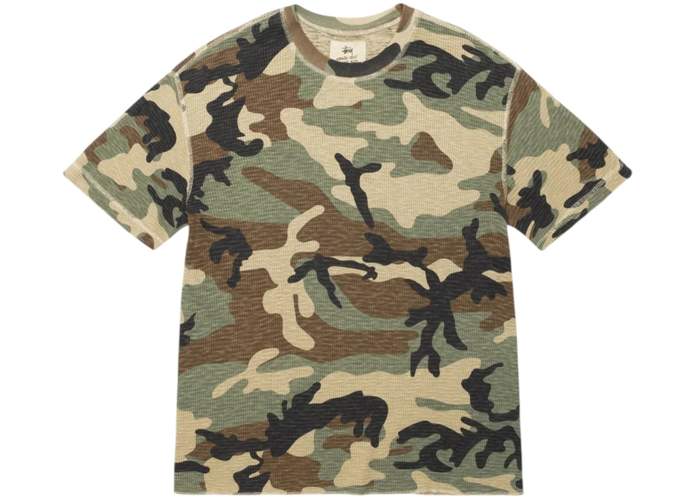 Stussy Pigment Dyed S/S Thermal Camo - vue 360