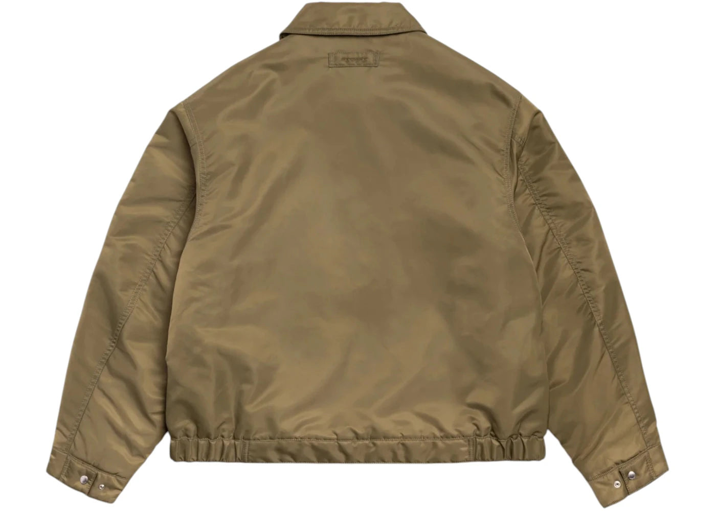 Stussy Pile Lined Zip Jacket Olive - vue secondaire B