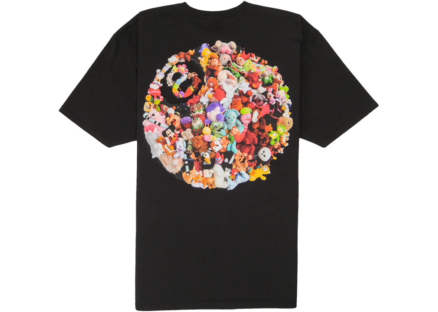 Stussy Plush Tee Black - vue secondaire A