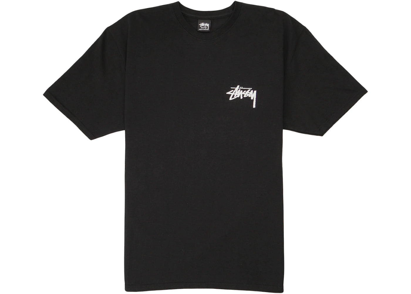 Stussy Plush Tee Black - vue secondaire B