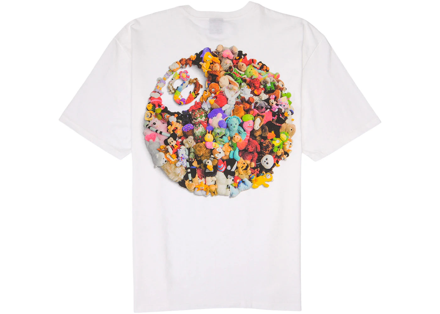 Stussy Plush Tee White - vue secondaire A